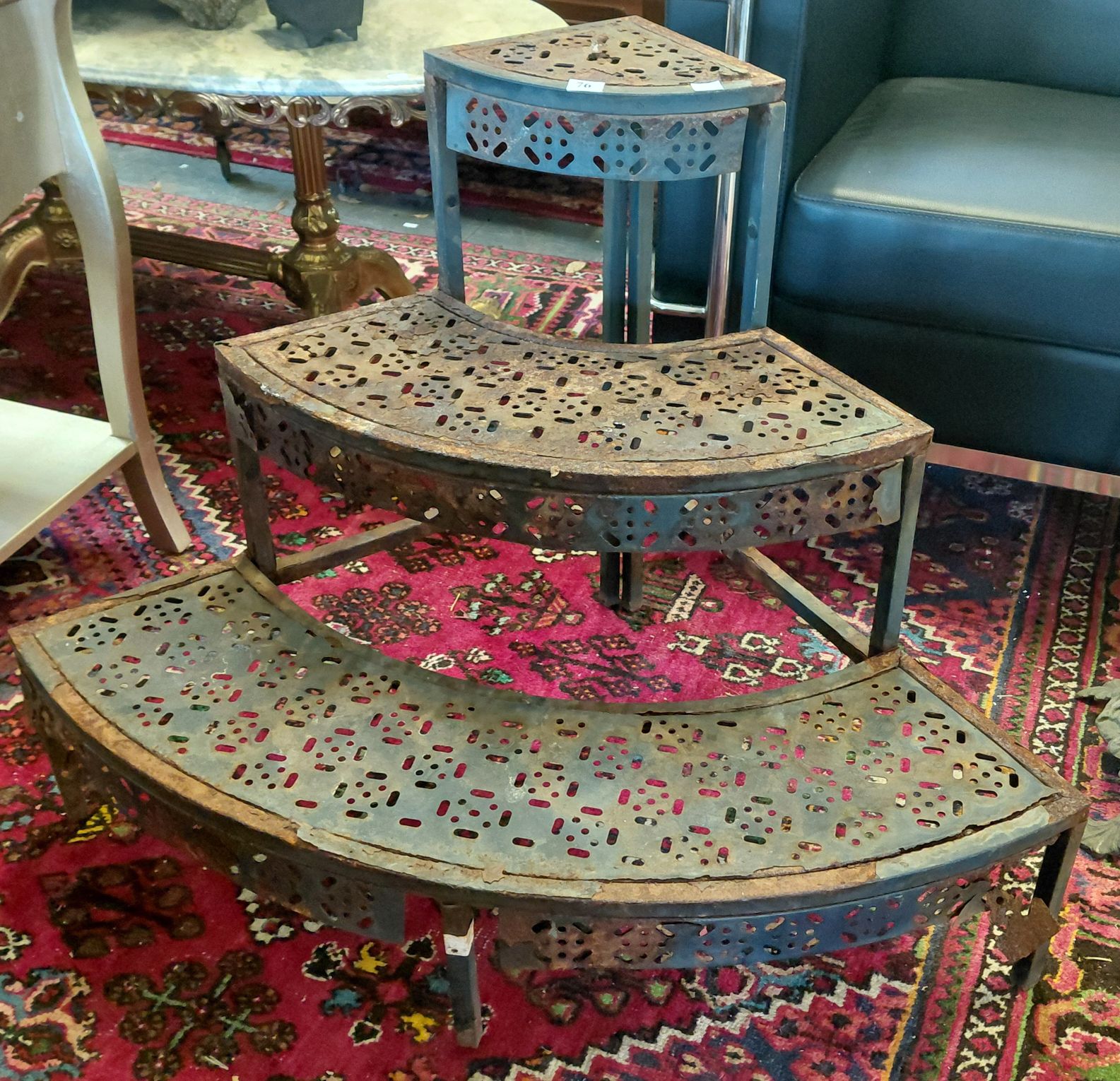 76 · RUSTIC PLANT STAND