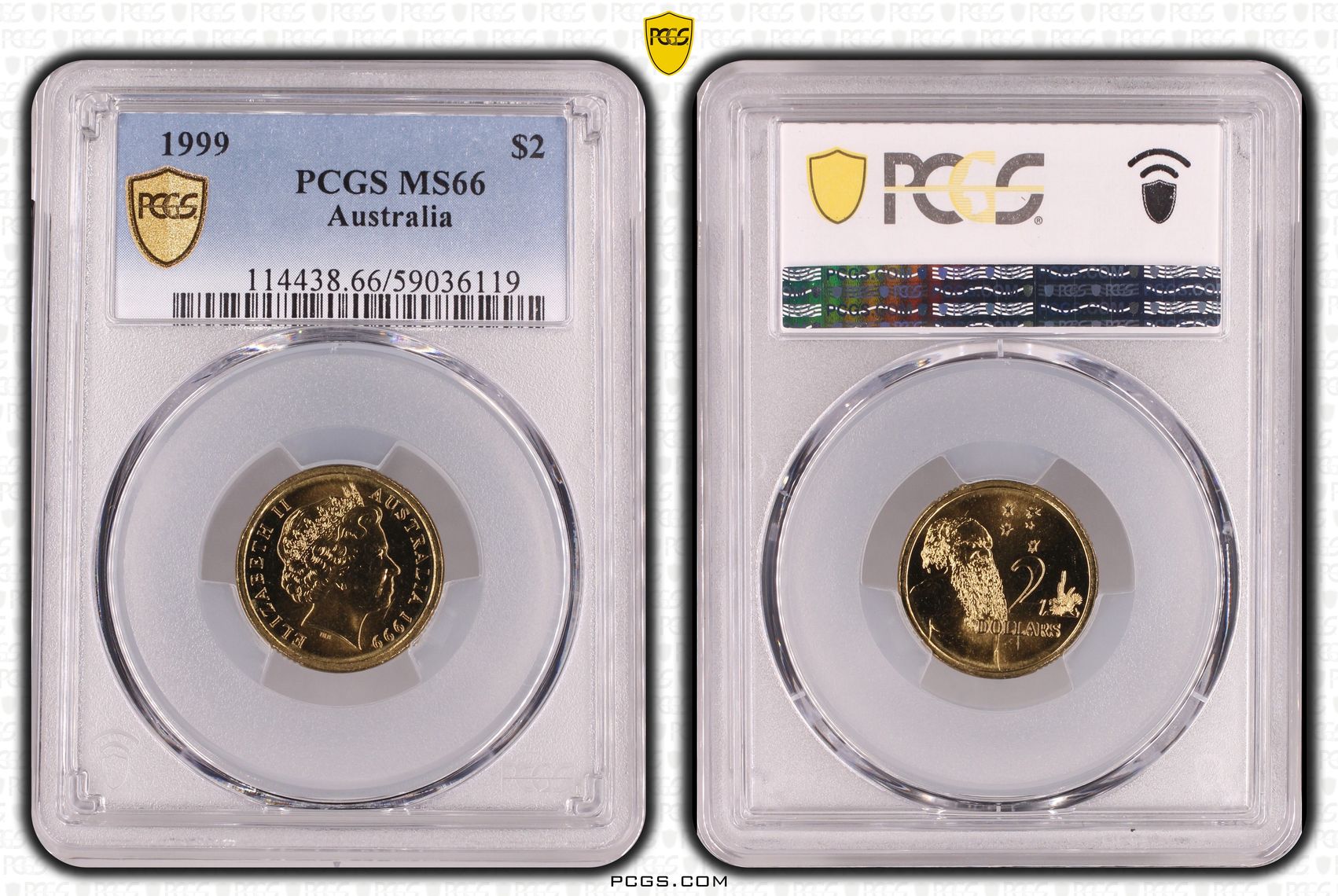 Two Dollar, 1999, PCGS MS66