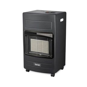 Totai Full Body Black Gas Heater Not Tested one wheel defective|