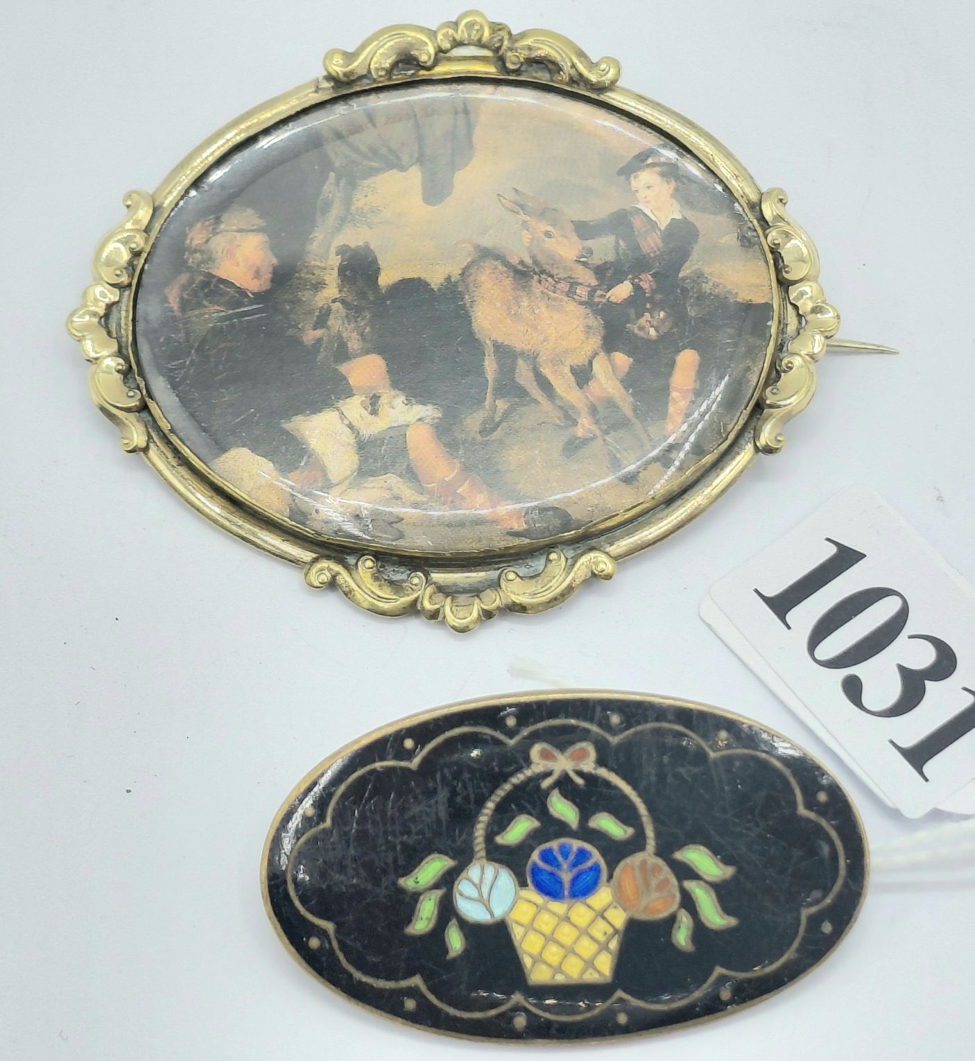 Two Edwardian Brooches