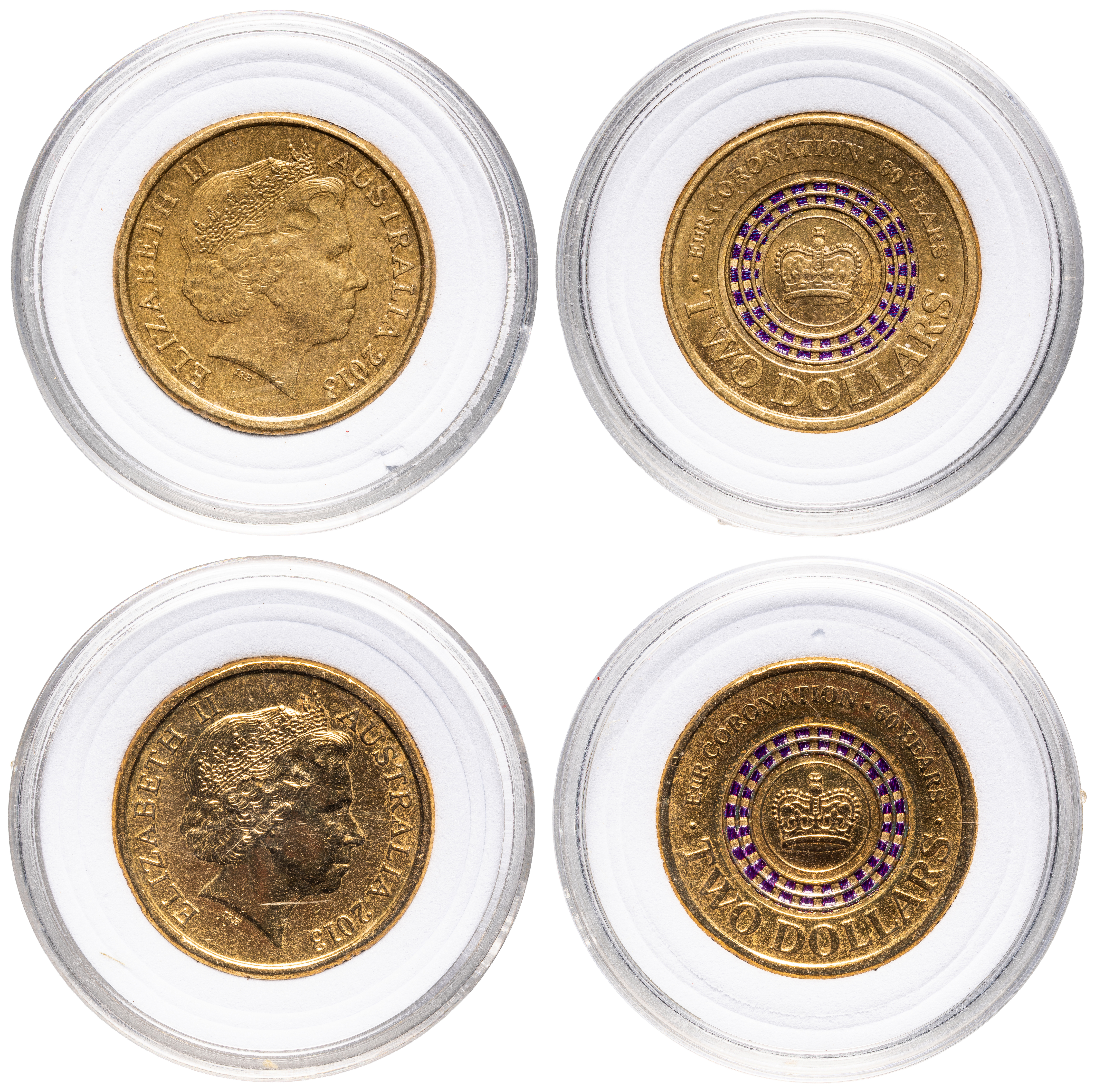 55 · Elizabeth II, RAM - QEII Coronation, Two Dollars, 2013,  UNC