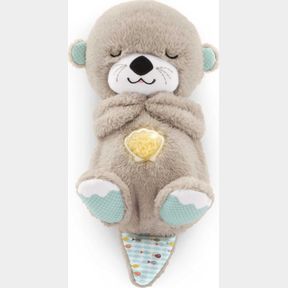 FISHER-PRICE BABY TOY SOOTHE 'N SNUGGLE OTTER PORTABLE PLUSH SOUND MACHINE WITH MUSIC LIGHTS & BREATHING MOTION FOR NEWBORNS 0+ MO