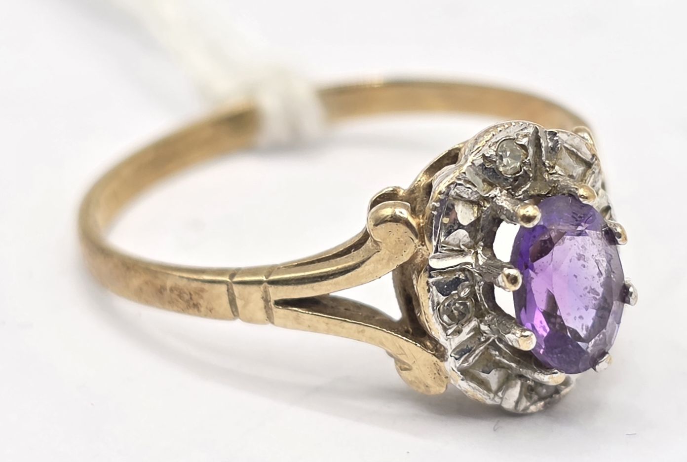 9ct Gold Amethyst Ring