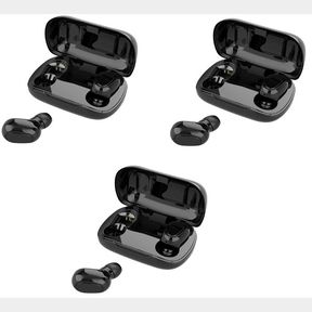 (3) L21 WIRELESS EARBUDS BLUETOOTH 5.0 HEADPHONES NOISE CANCELING 51L21