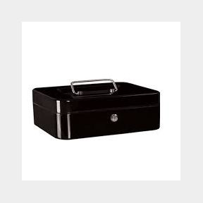 Treeline Cash Box Metal Black 12 inch (300mm)-50588/2294 B4( s1)