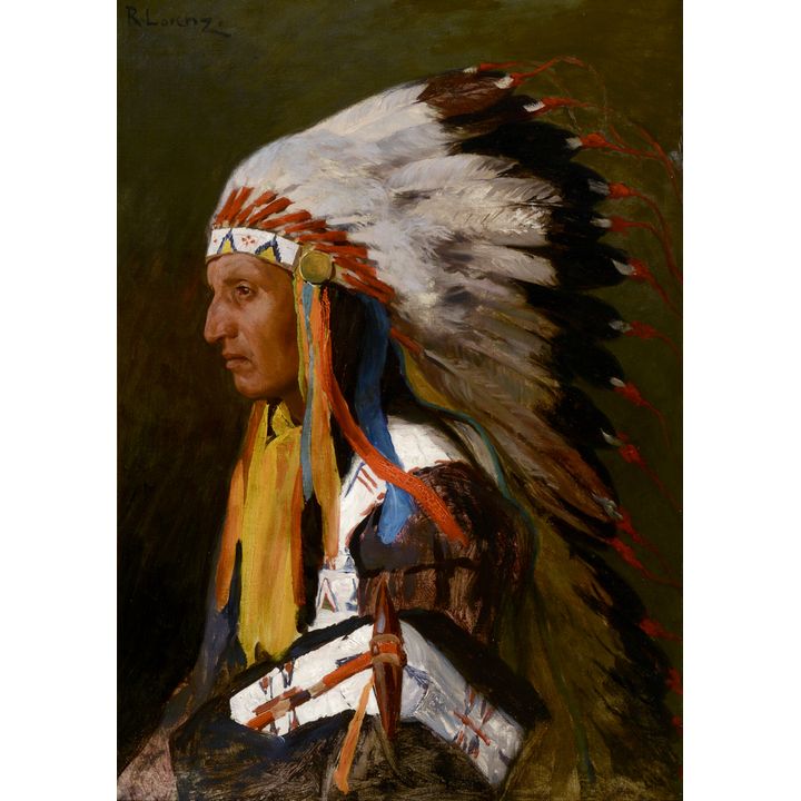 Richard Lorenz (1858-1915), Indian Chief