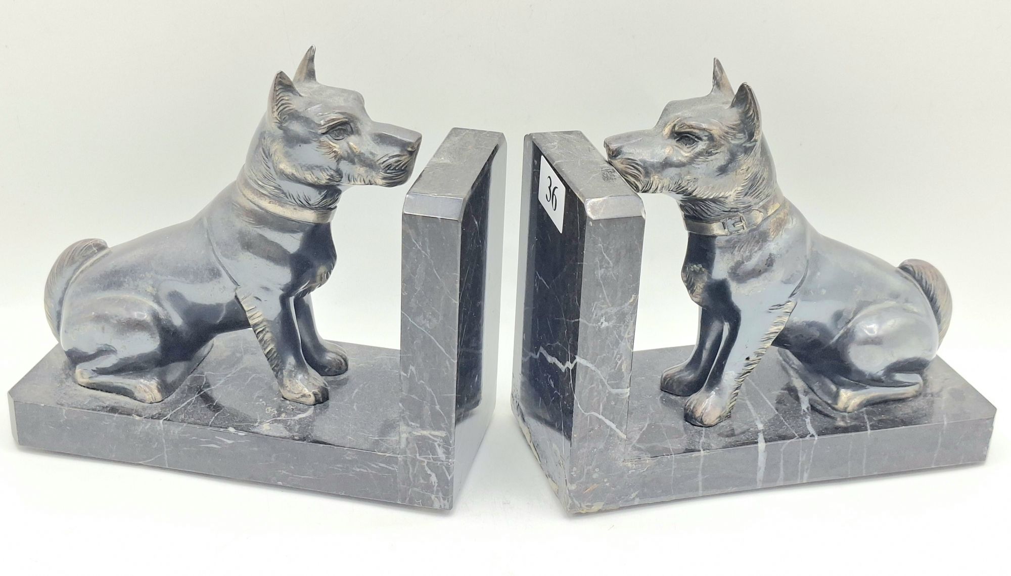 36 · TERRIER BOOKENDS