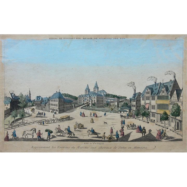 Vue des environs du marché aux chevaux de Stetin