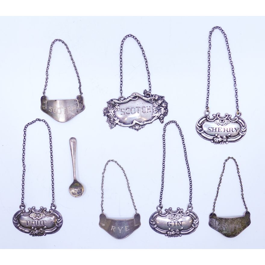 Box Sterling Liquor Tags etc. - 60 Grams TW