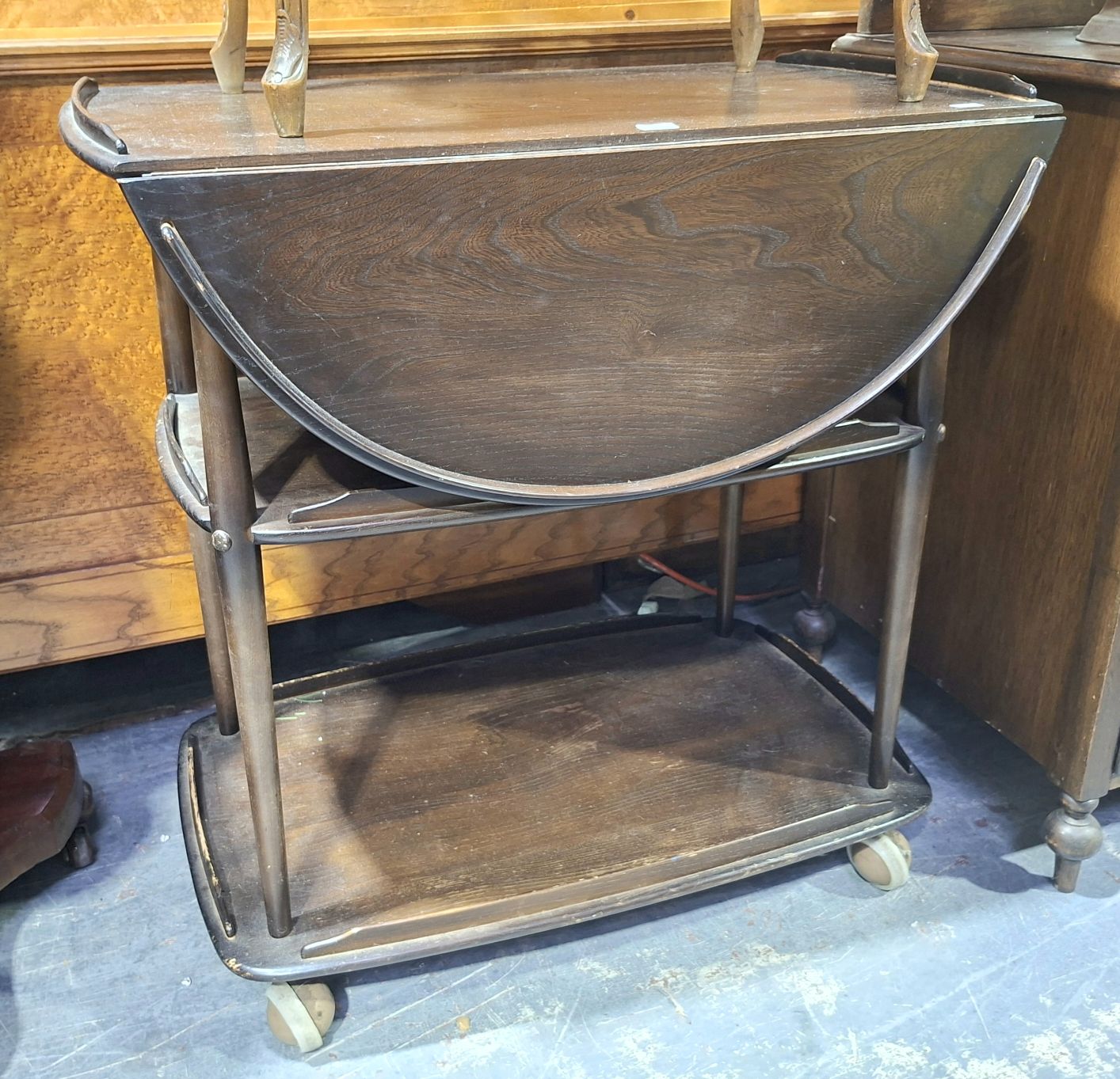 Oak Drinks Trolley