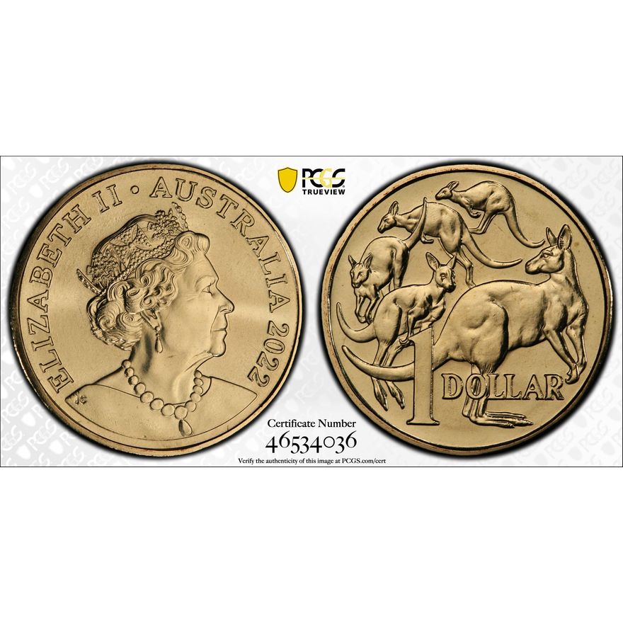 One Dollar, 2022, PCGS MS69