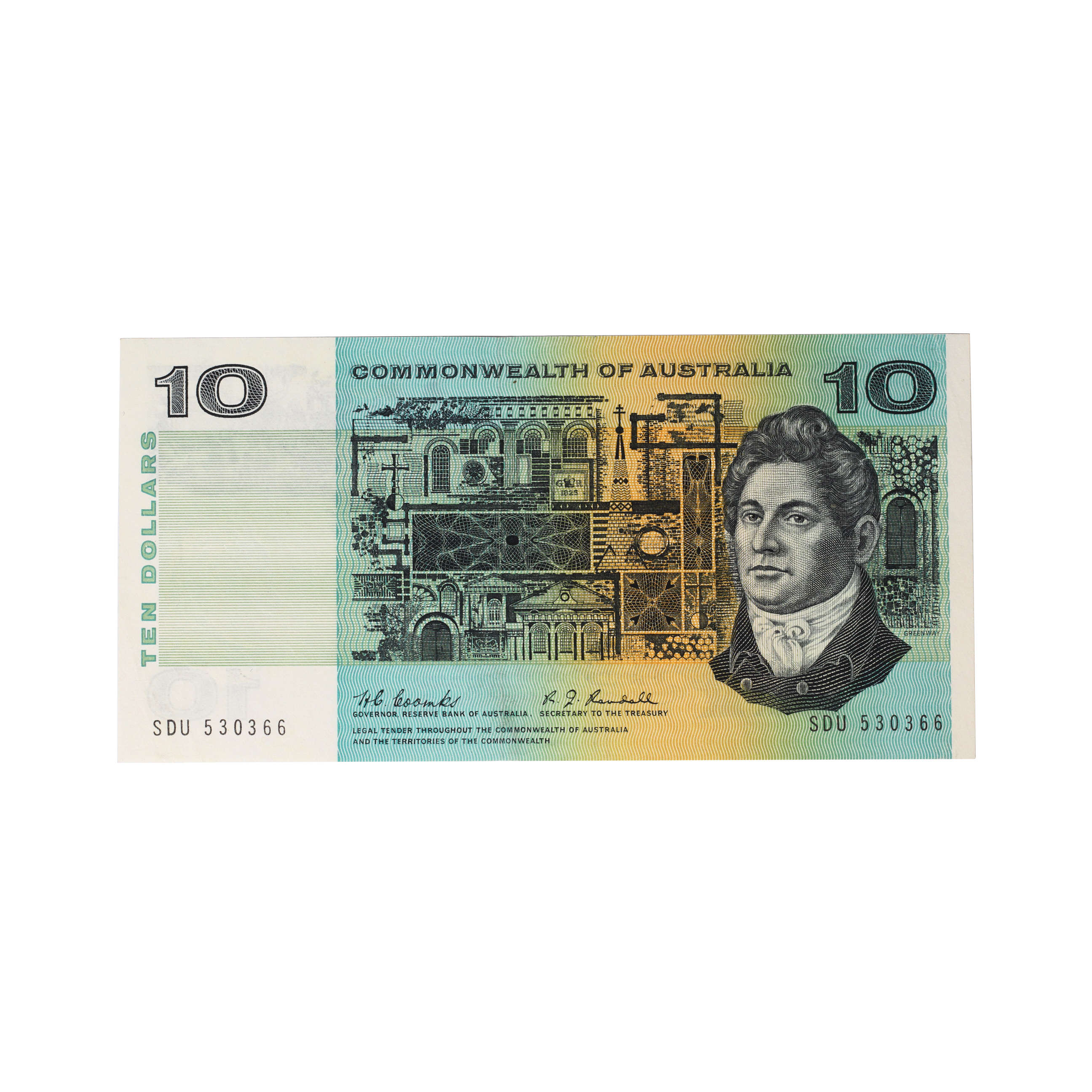 2012. · Coombs/Randall, Ten Dollars, 1967, EF