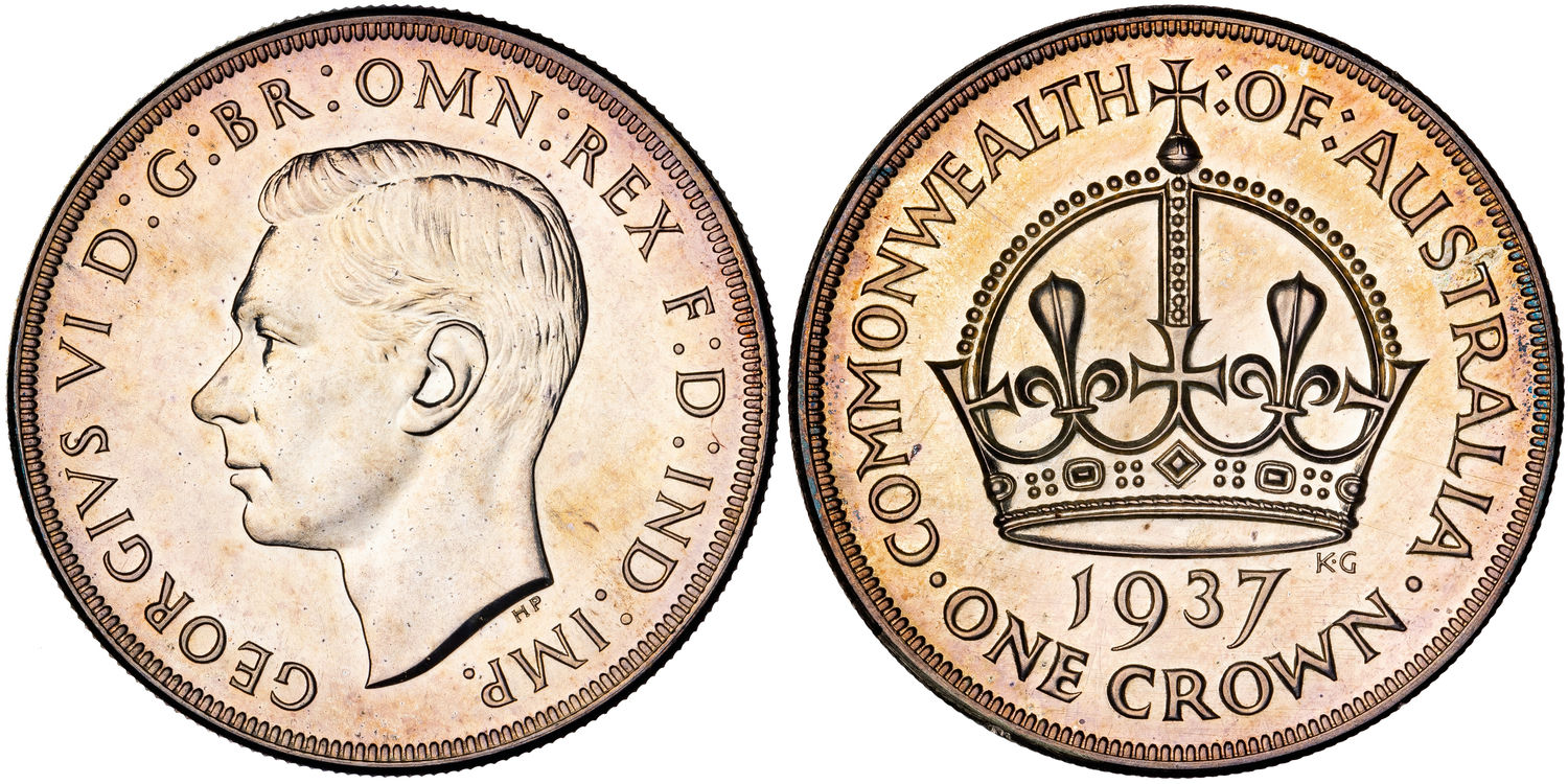 George VI, Crown, 1937, FDC