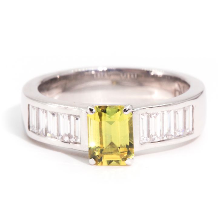 Sapphire & Carat Diamond Ring
