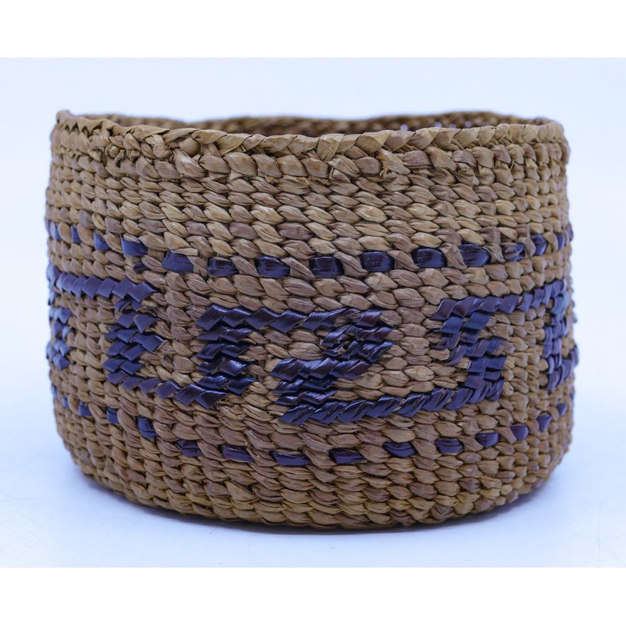 Old Tsimshian Small Indian Basket 4''