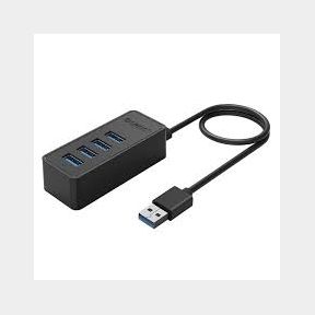 Orico 4 Port USB3.0 Hub Micro USB - Black - W5P-U3-100-BK-BP | AS 51718/631 B1 (S4)