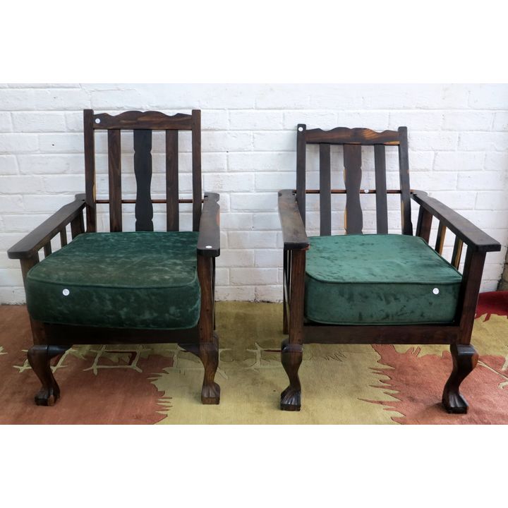 PAIR OF MORRIS CHAIRS,