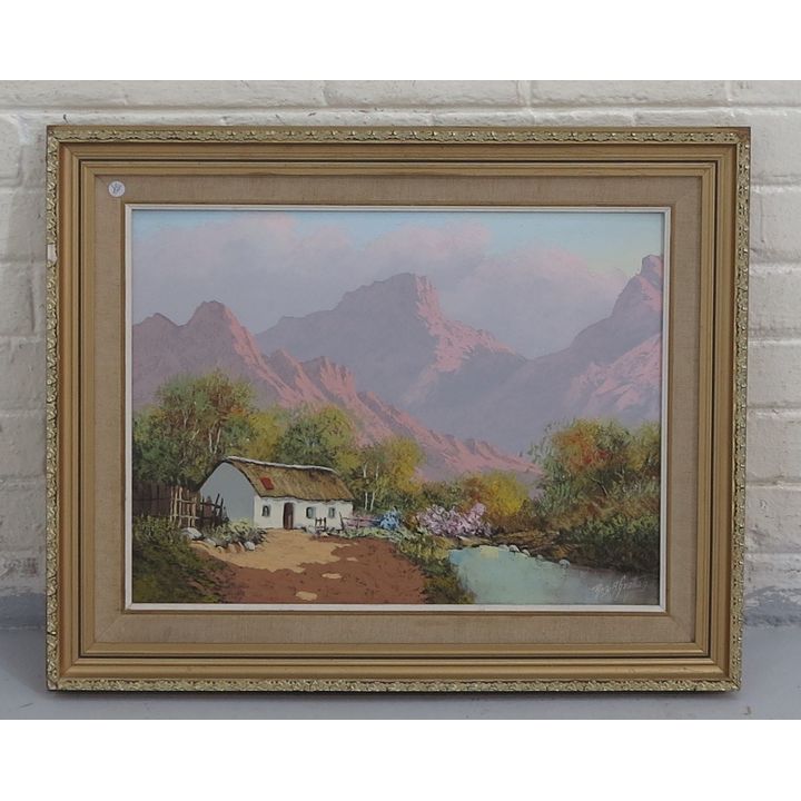 REG GRATTAN - OIL ON BOARD