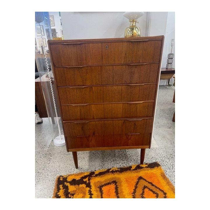 Danish 1960s tallboy chest