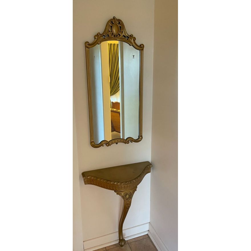 Console Table & Mirror