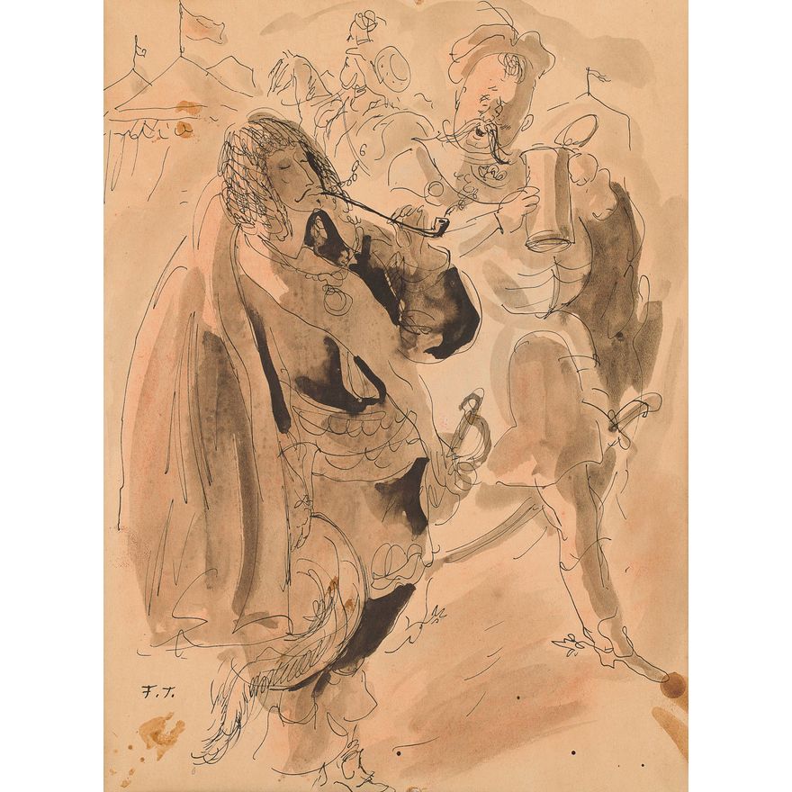 Feliks Topolski | Zagłoba z Ketlingiem