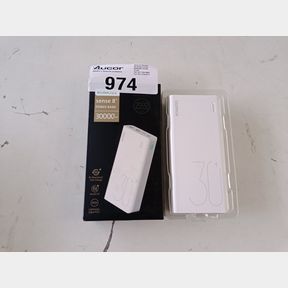 ROMOSS SENSE 8+ 30000MAH QC TYPE- C POWER BANK - WHITE