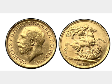 1911 GEORGE V LONDON MINT GOLD SOVEREIGN