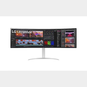 LG 49 ULTRAWIDE DUAL QHD CURVED MONITOR WITH HDMI USB-C - LG ULTRAWIDE CURVED 49 DQHD NANO IPS MONITOR WITH USB-C - 49WQ95C