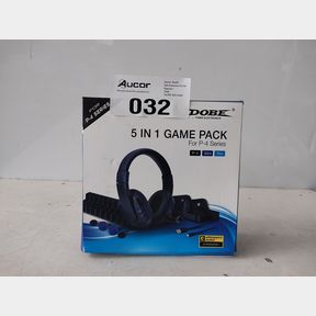 DOBE 5 IN 1 HEADPHONES - CHARGING DOCK -GAME STAND -SILICON CAPS FOR PS4 -