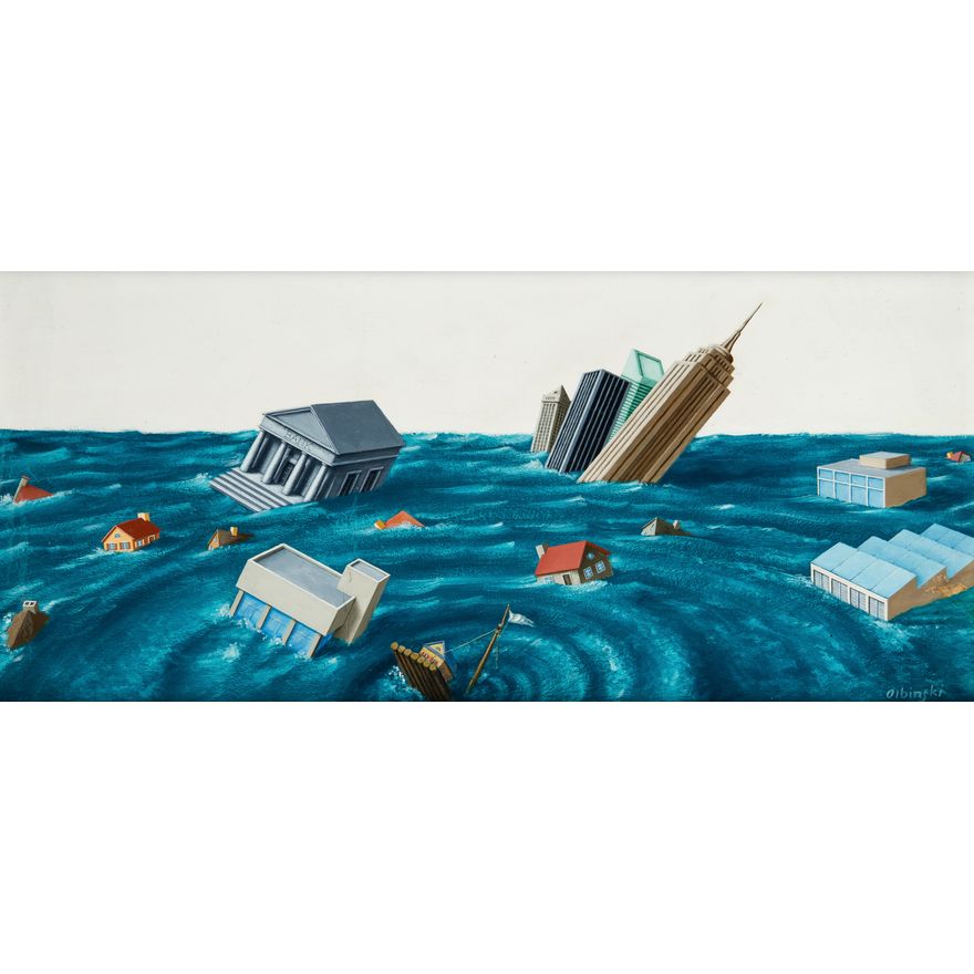 Rafał Olbiński | Business week Magazine-ilustration, lata 80. XX w.