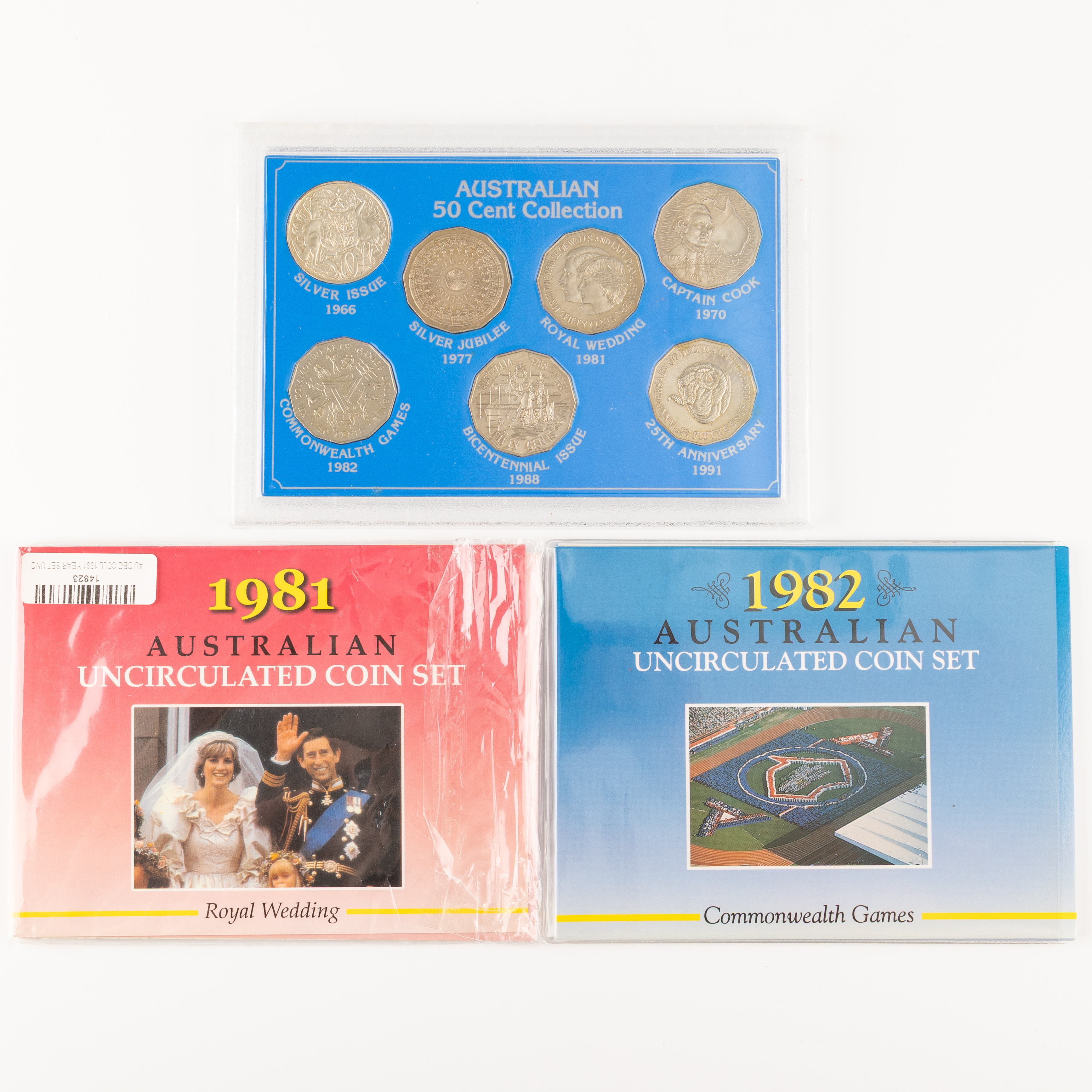 147 · Sherwood Mint Year Set, One Cent - Fifty Cents, 1981 - 1982,  UNC