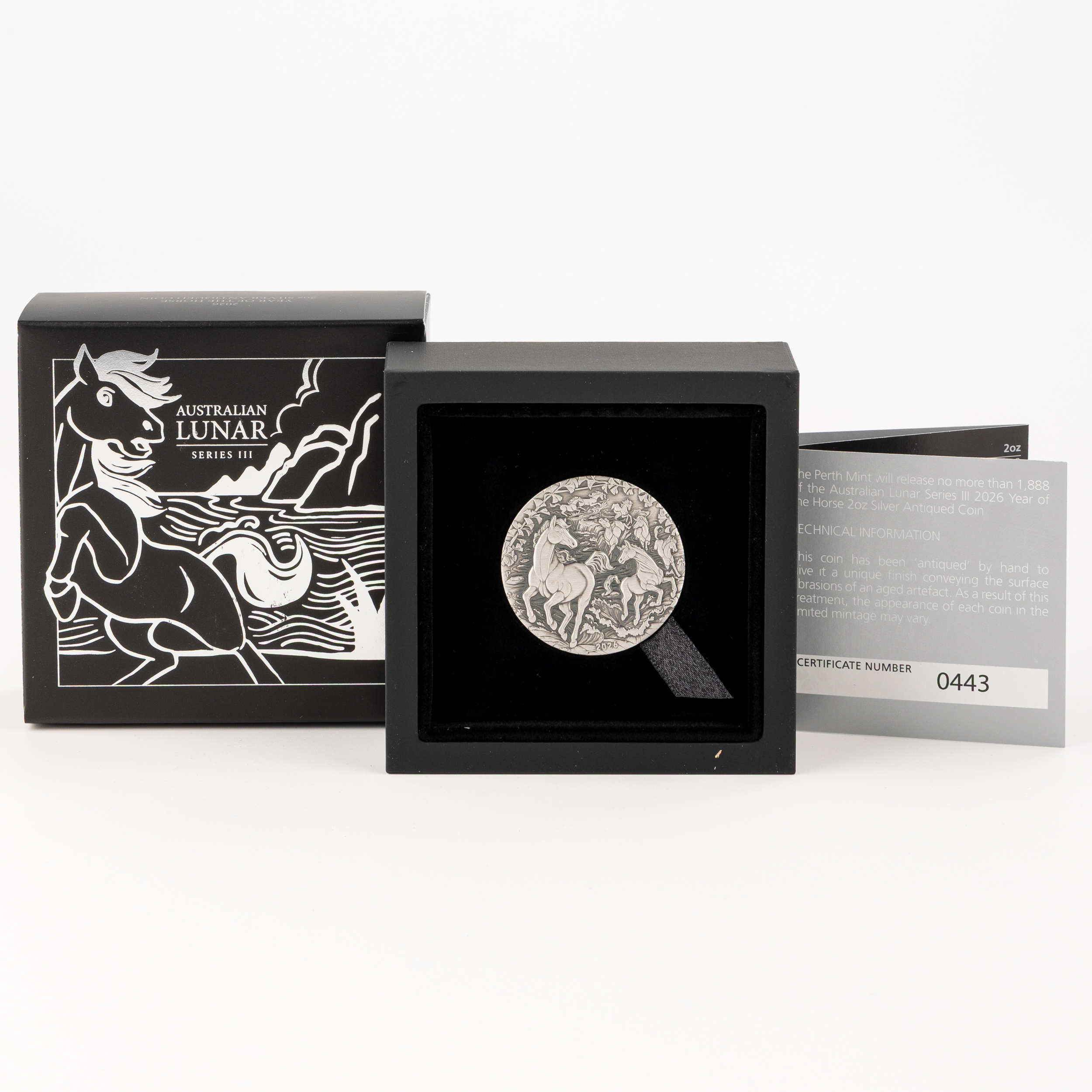 Charles III, Perth Mint - Australian Lunar Series III, Two Dollars, 2026, UNC
