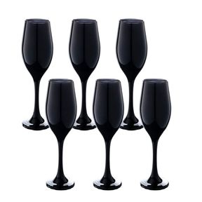 20 Pieces Black Champagne Glass For Events | USED