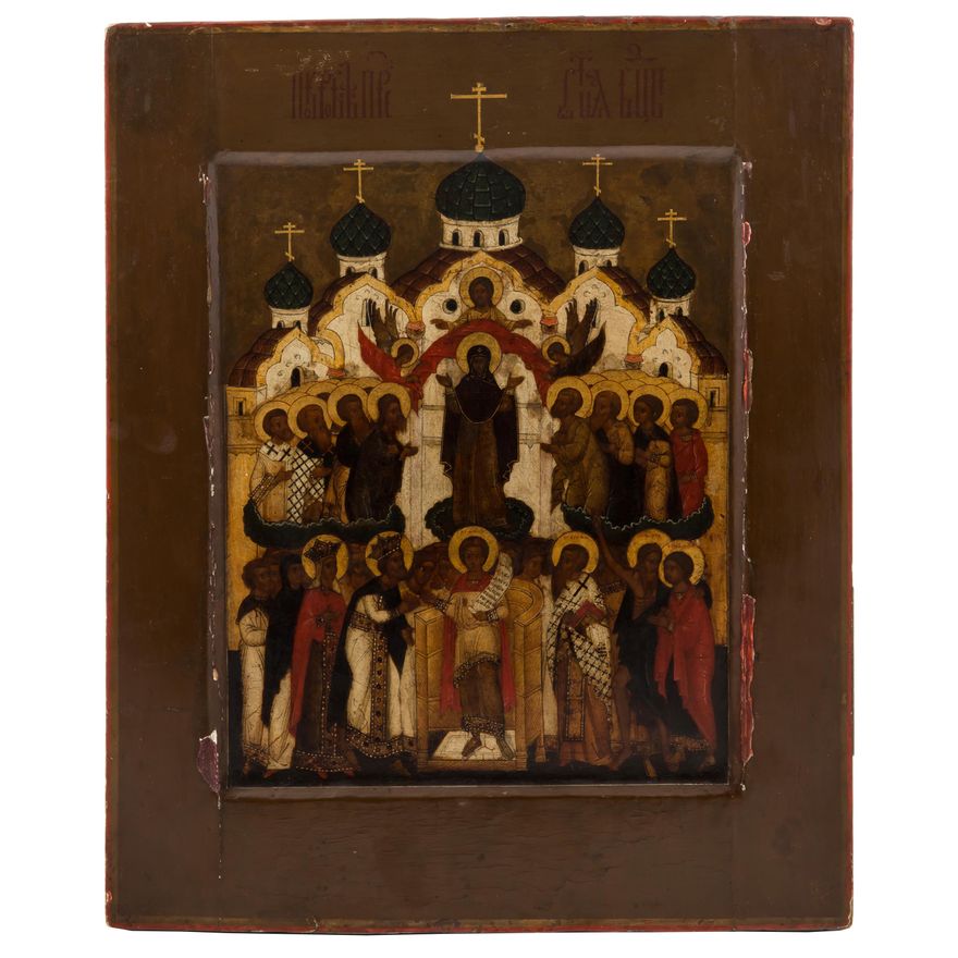 Ikona - Pokrow, Rosja, koniec XVIII w.