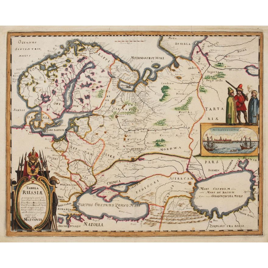 Matthäus Merian | Tabula Russiae ex autographo, quod delineandum…