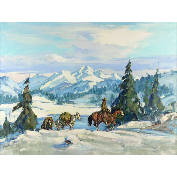 Marjorie Jane Reed (1915-1996), Winter Pack Trail
