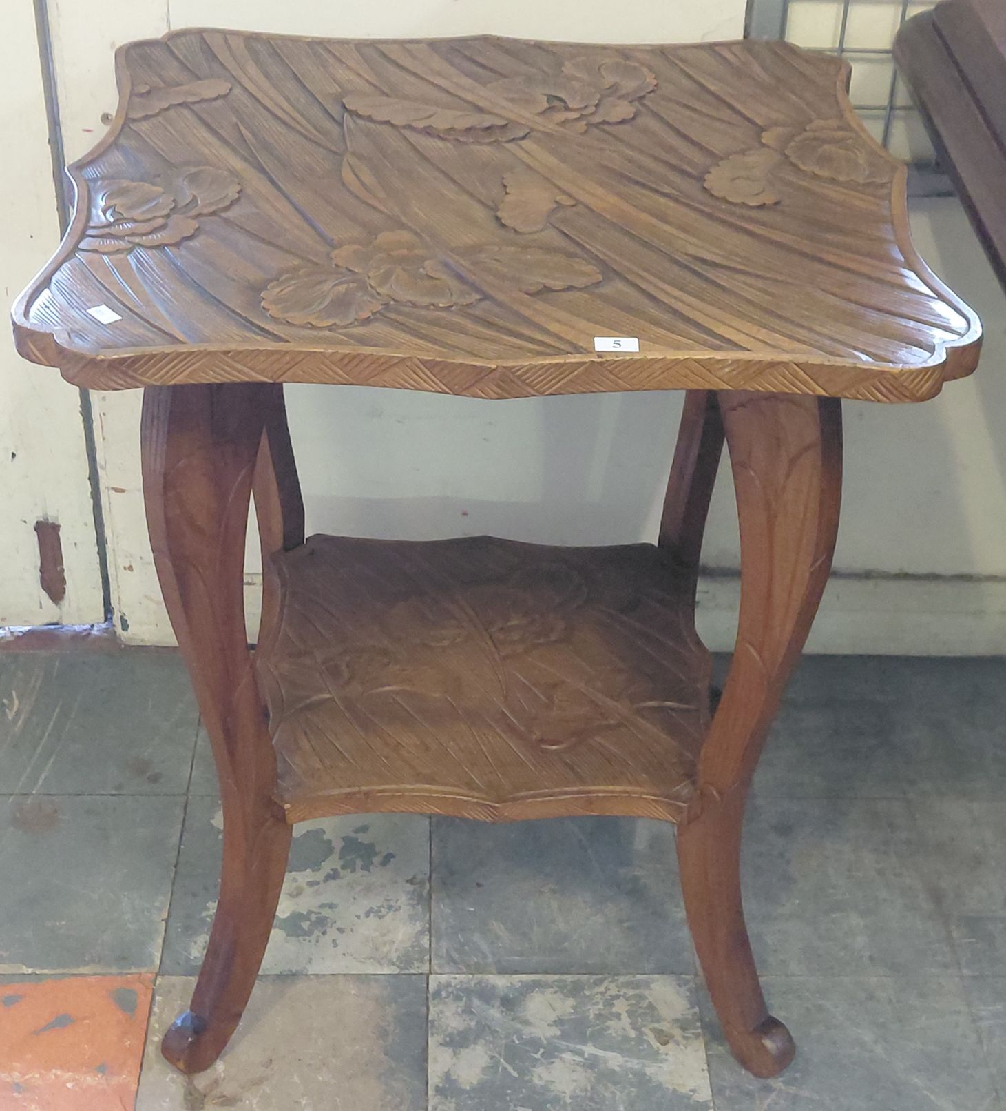 5 · CARVED OCCASIONAL TABLE