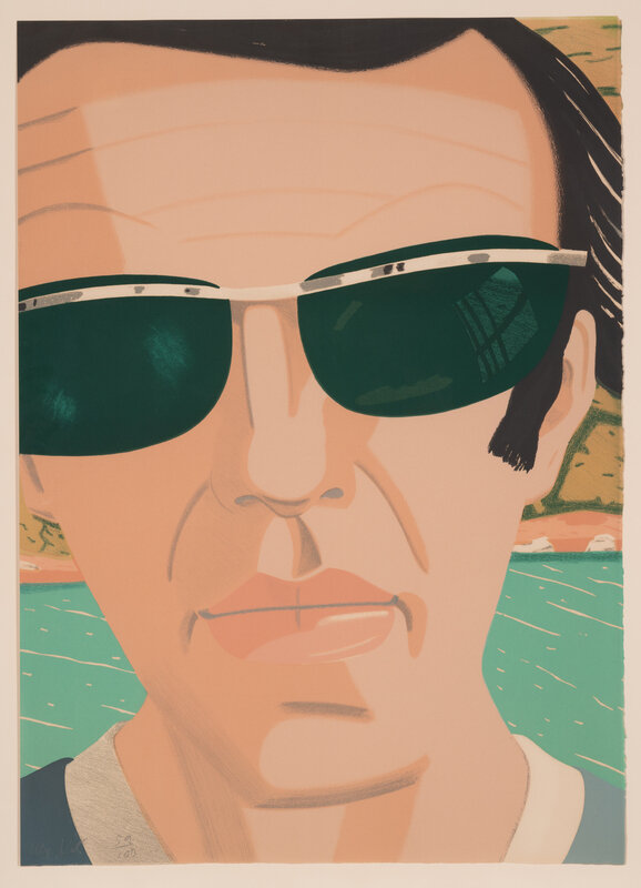 Alex Katz
(American, b. 1927)
Self Portrait with Sunglasses, 1970