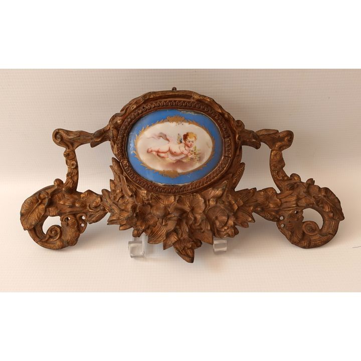 ORMOLU AND SEVRES PORCELAIN MOULDING