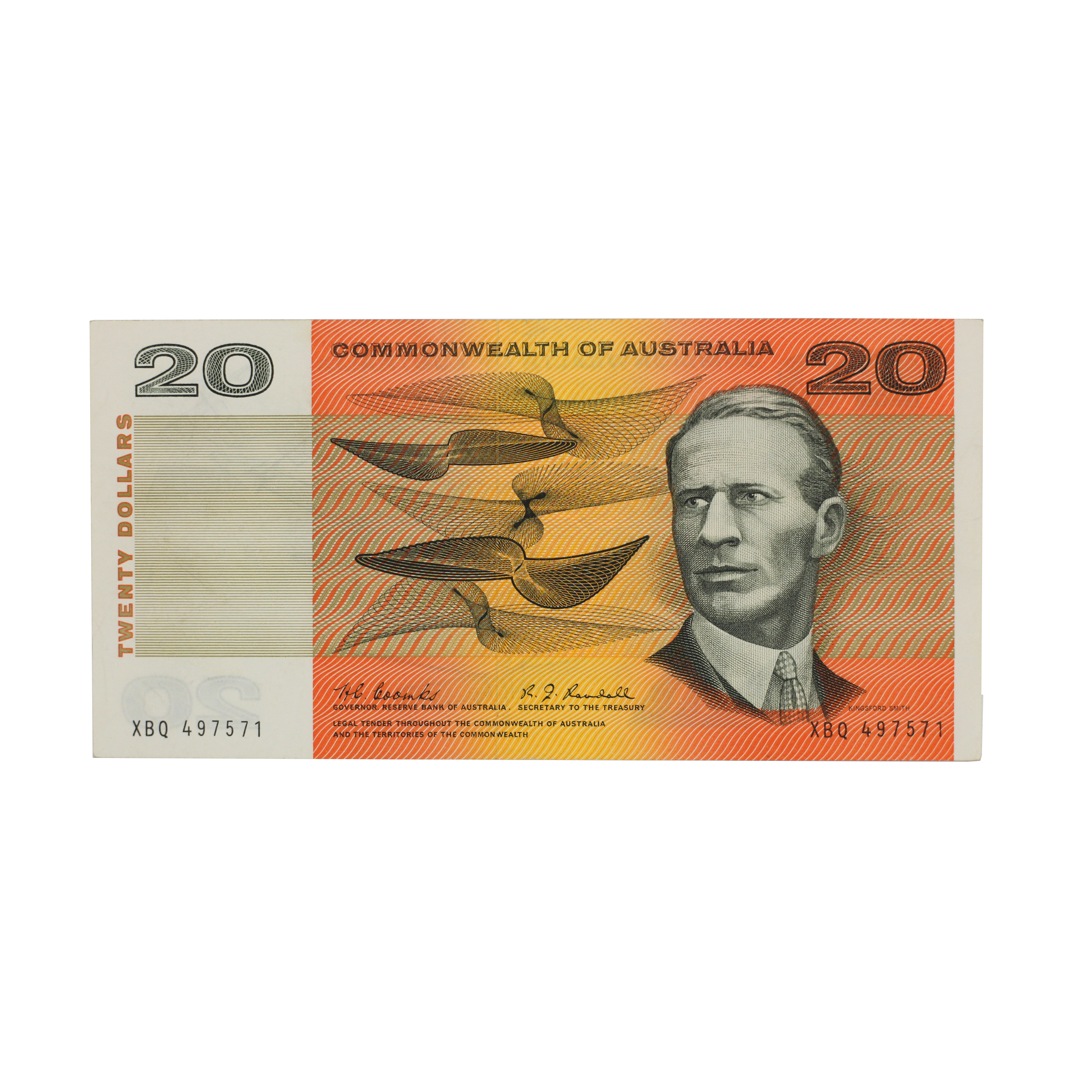 2243. · Coombs/Randall, Twenty Dollars,  1967, aEF
