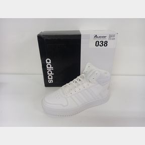 ADIDAS WOMEN S HOOPS 2.0 MID BASKETBALL SHOES - WHITE (SIZE: 5) -