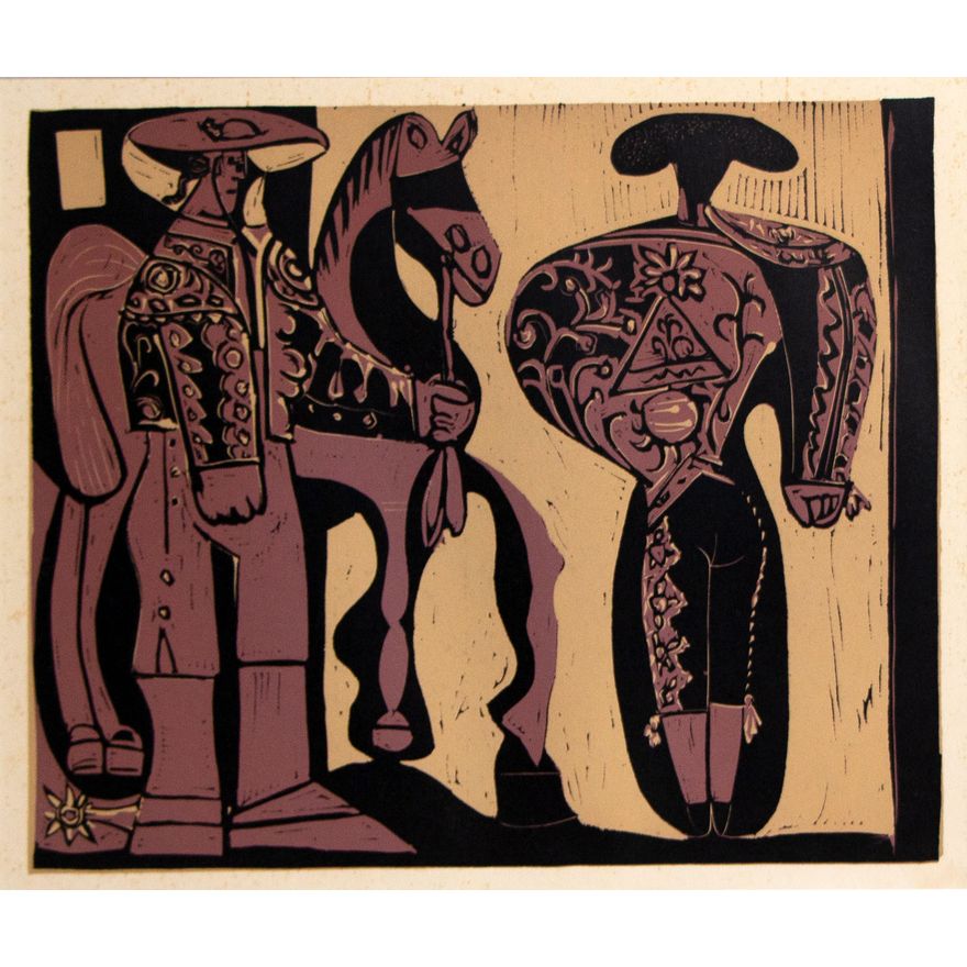 Pablo Picasso 'Picador and Matador (1962)'