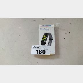 F10 SMART WATCH FITNESS TRACKER - BLACK / GREEN -(STRAP DAMAGED)
