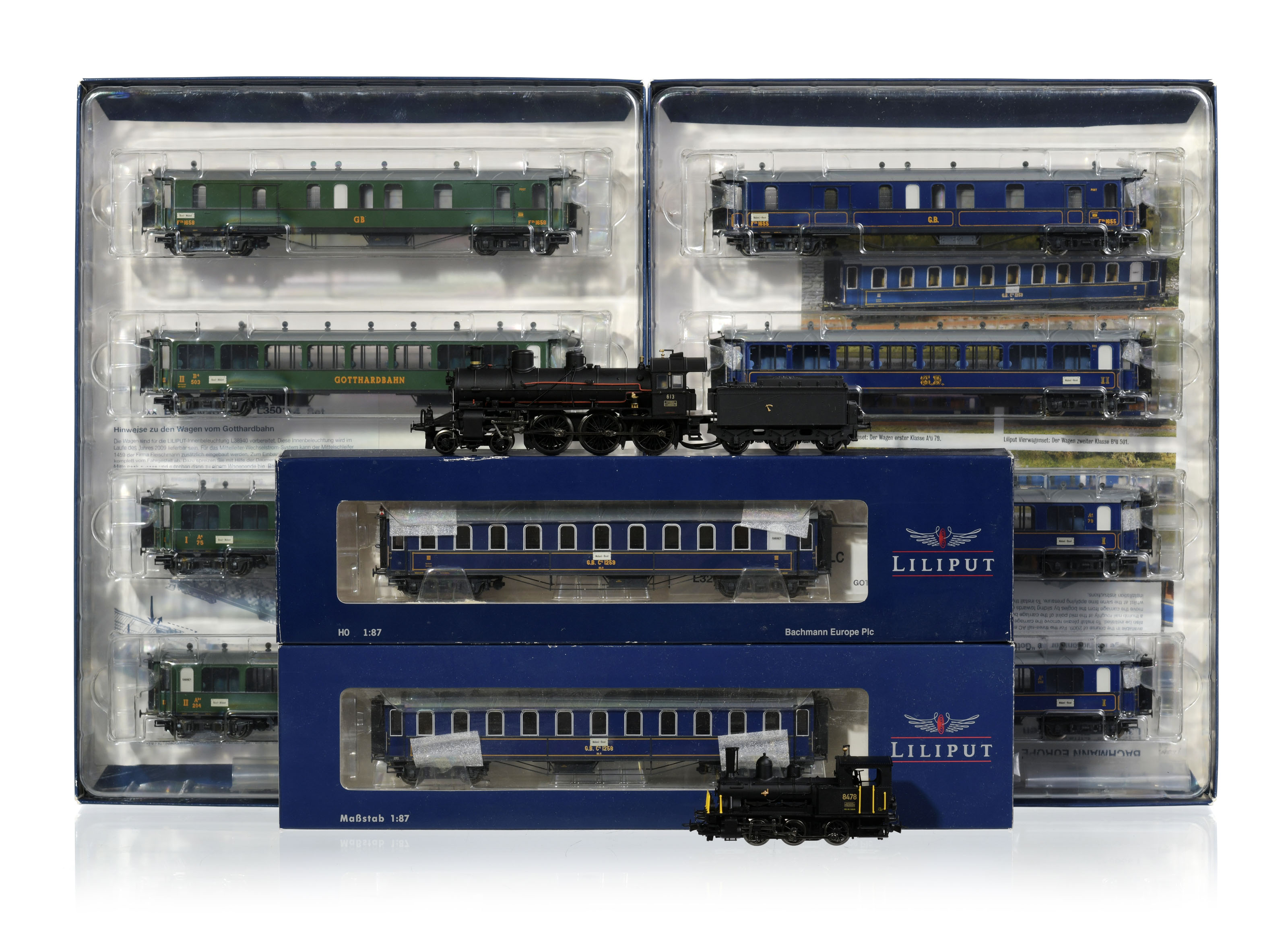 Locomotive Vapeur Liliput L109107 – BR 91 – Ho – Époque 3 – Vert