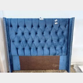 MAI LIFESTYLE - NYELETI PINS DECORATED UPHOLSTERED HEADBOARD - NAVY BLUE - NAVY BLUE - QUEEN