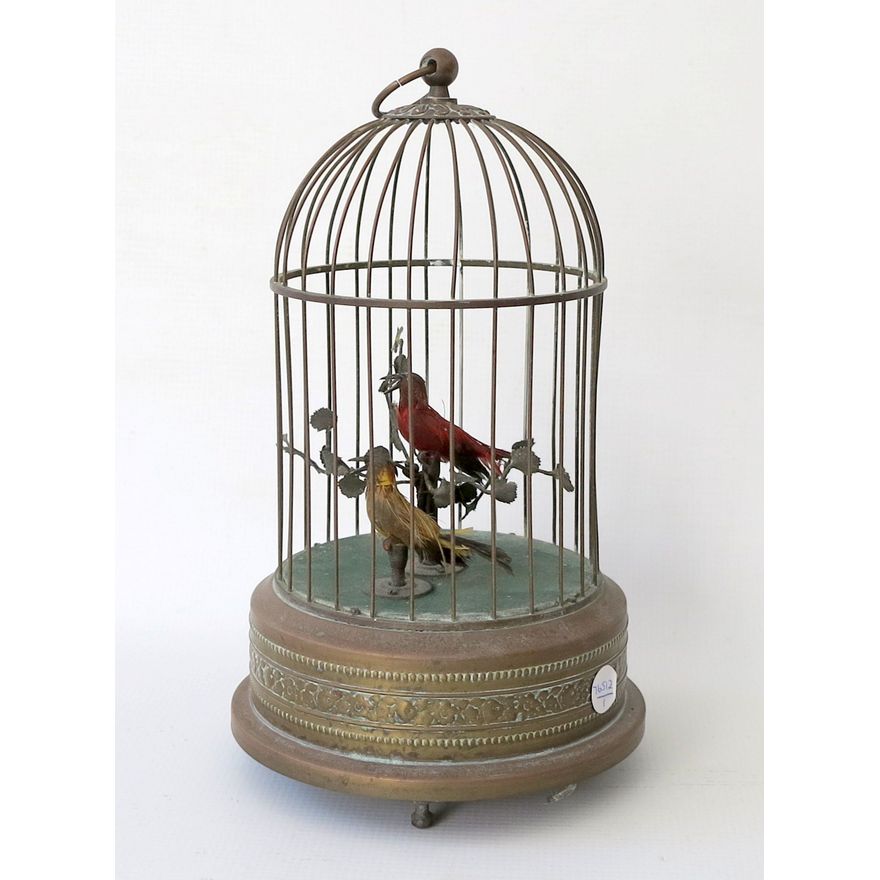 EARLY 20TH CENTURY SINGING BIRD AUTOMATON