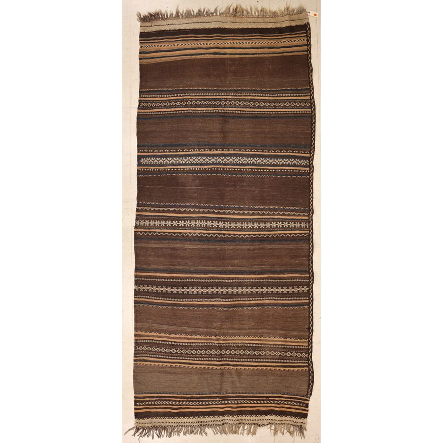 Old Afghan Kilim Long Rug 4'x9' Approx.