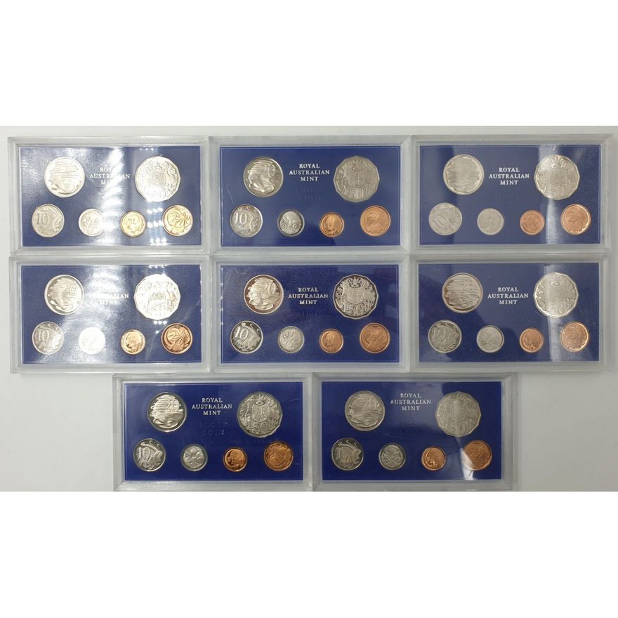 Aust. Proof Coin Sets (x8)