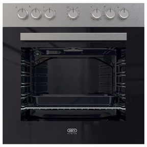 Defy DBO 485 Slimline Oven Static Stainless Steel Undercounter | FRONT GLASS BROKEN