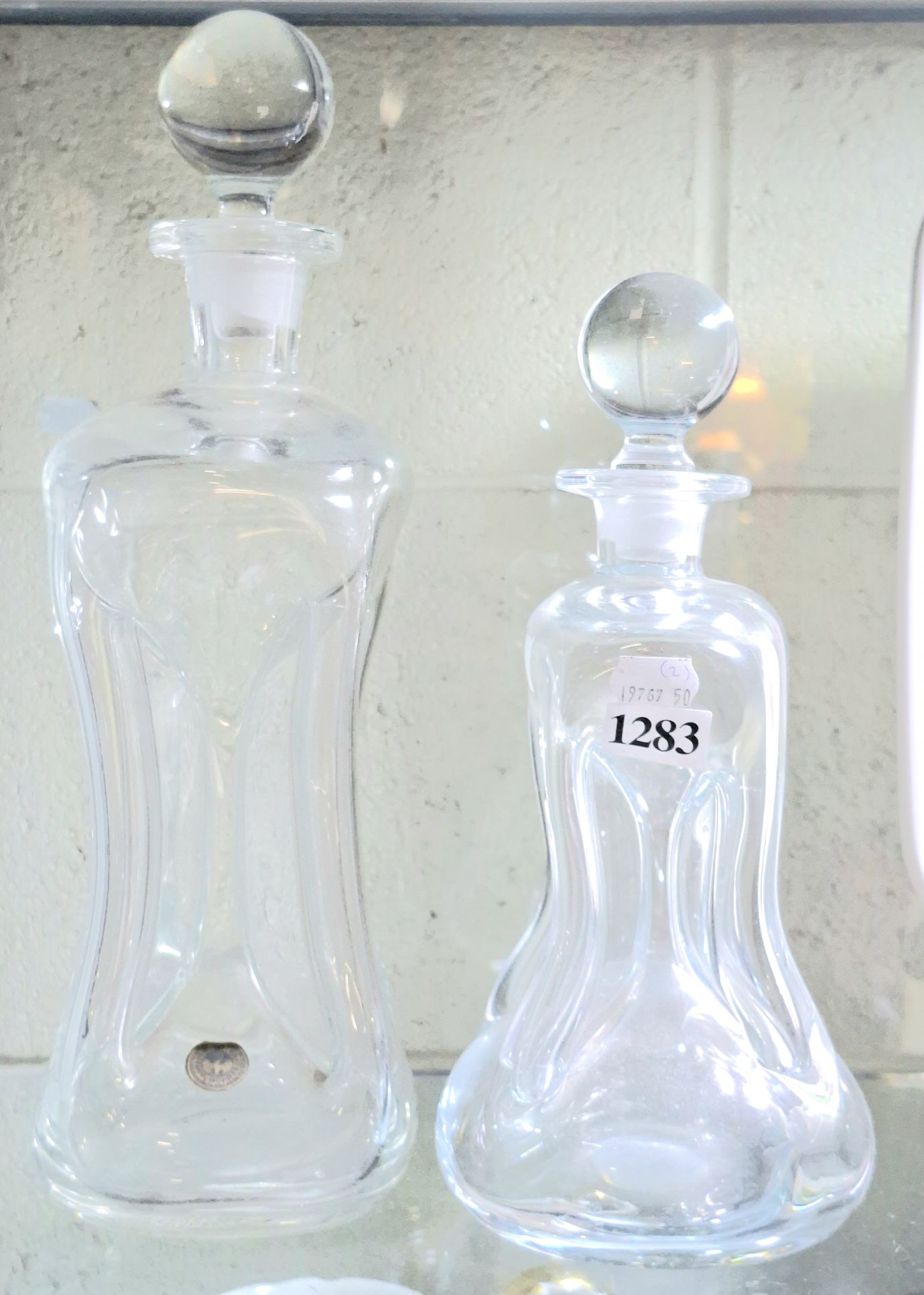 1283 · HOLMEGAARD KLUK KLUK DECANTERS